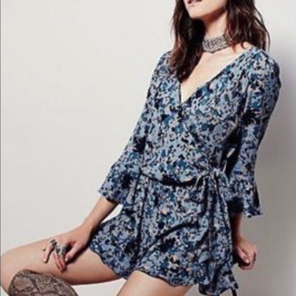 Free people floral romper